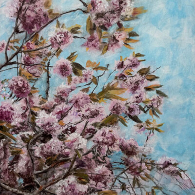 Pastel sec sur pastelmat, 40x60 encadré