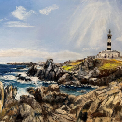 Pastel sec sur pastel mat, 42x59 encadré