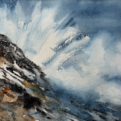 Aquarelle 30x40 encadré